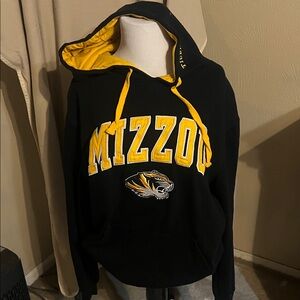 Stadium Athletics Black and Yellow Mizzou Hoodie